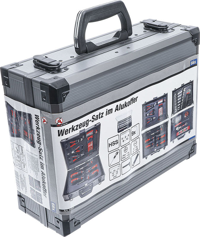 VALIGETTA IN ALLUMINIO CON 66 UTENSILI BGS6057