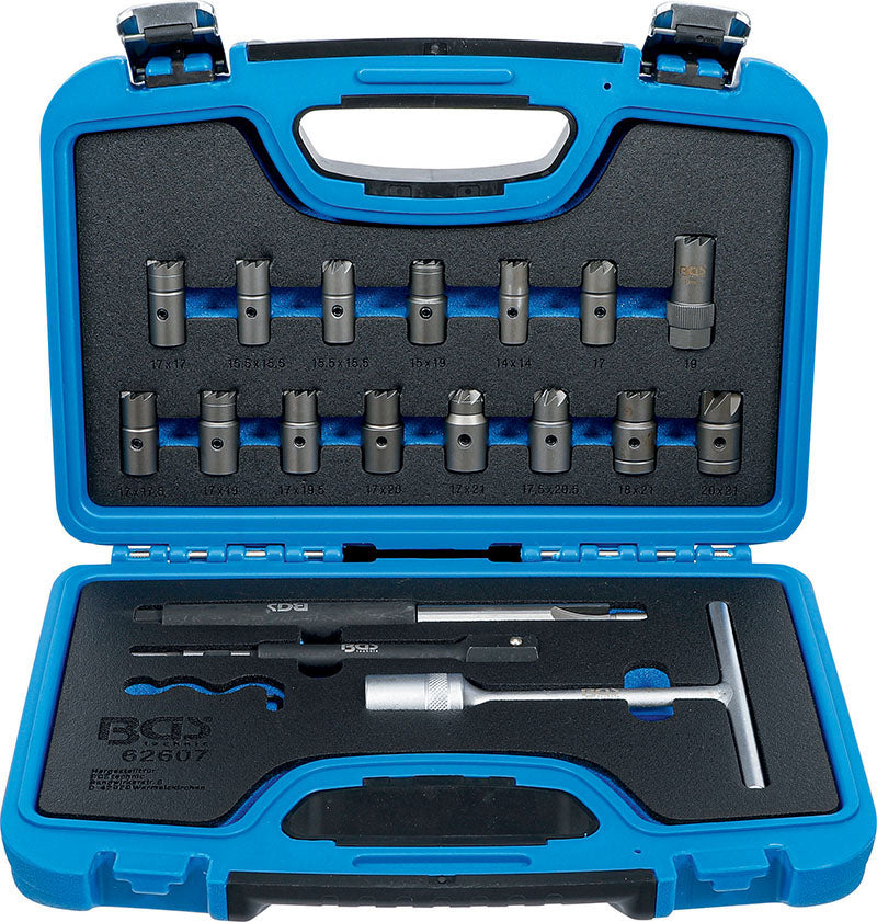 SET 19 PEZZI, TAGLIERINE PER LE GUARNIZIONI DI TENUTA INIETTORE BGS62607