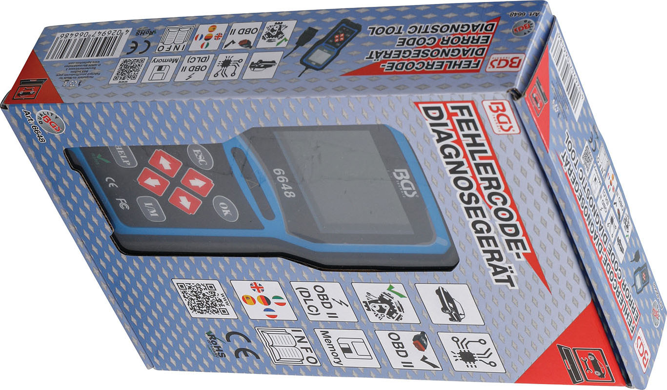 SCANNER CODICI GUASTO OBD II / EOBD BGS6648