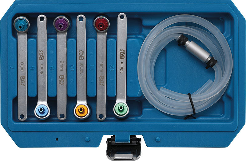 SET 7 PEZZI, CHIAVI PER SPURGO FRENI, 7 - 8 - 9 - 10 - 11 - 12 MM BGS66516