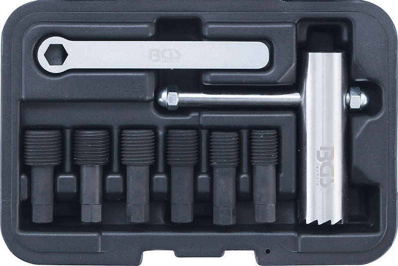 SET 8 PEZZI, FRESE PER GUARNIZIONI DI TENUTA TAPPI SCARICO OLIO BGS6674