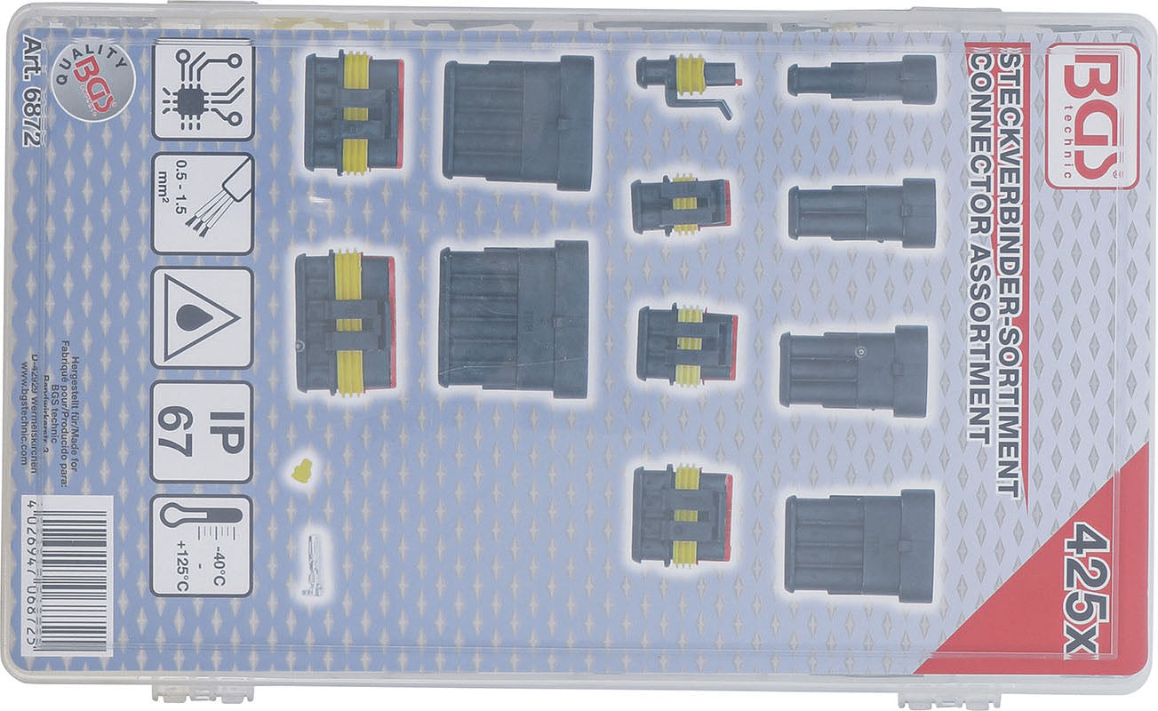 ASSORTIMENTO 425 PEZZI, CONNETTORI BGS6872