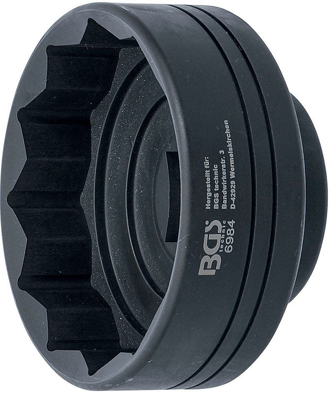 BUSSOLA POLIGONALE PER MOZZI RUOTE, PER AUTOCARRI E RIMORCHI, IVECO & SAF / BPW, 85 MM BGS6984