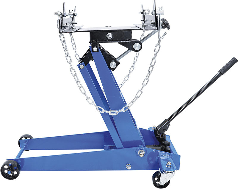 SOLLEVATORE IDRAULICO A CARRELLO PER TRASMISSIONI,500 KG BGS70029