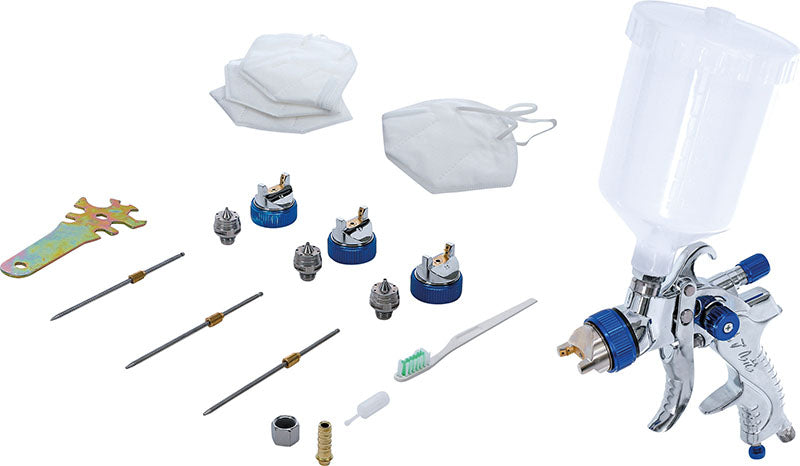 AEROGRAFO,CON 3 UGELLI DI EROGAZIONE,1,2-1,7-2,0 MM BGS70048