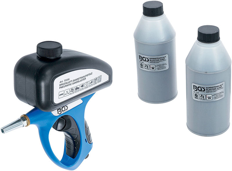 SET 3 PEZZI, SABBIATRICE PNEUMATICA BGS70056