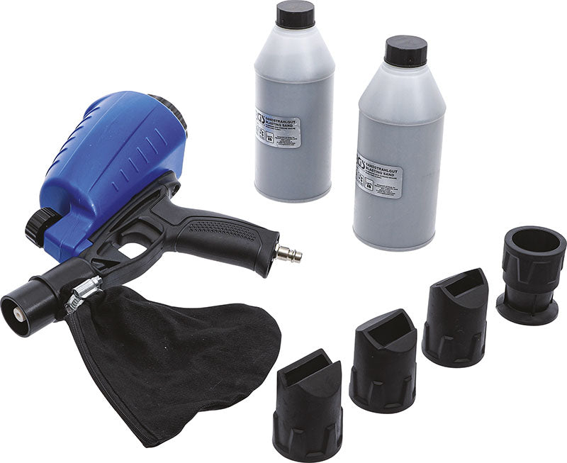 SET SABBIATRICE PNEUMATICA CON ACCESSORI BGS70057