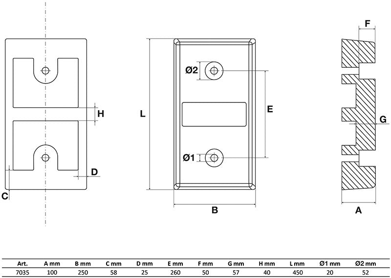 PROTEZIONE PER RAMPA DI CARICO & PARAURTI DI AVVICINAMENTO Camion BGS7035