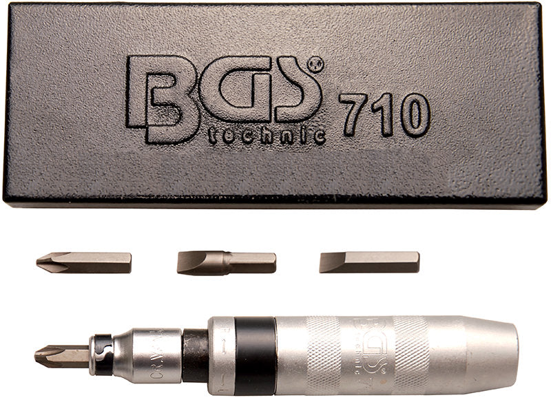 SET 5 PEZZI CACCIAVITE A PERCUSSIONE DA 1/2” BGS710