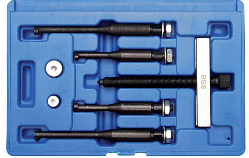 Set Estrattore Iniettori Diesel BGS 74512 - Kit Pneumatico Con 19 Adattatori Per Officina - Foto 2