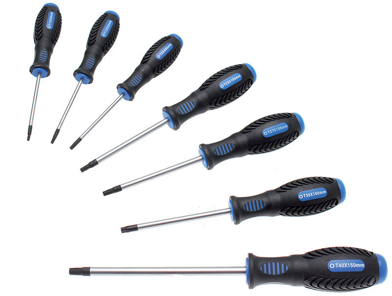 SET 7 PEZZI, CACCIAVITI TORX CON FORO, TH10-TH40 BGS7841