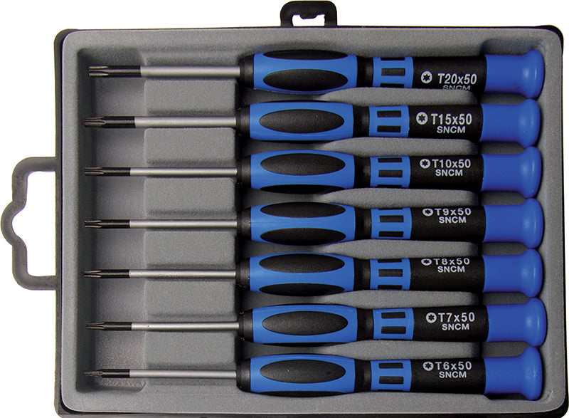 SERIE 7 CACCIAVITE DI PRECISIONE TORX T6-T20 BGS7967