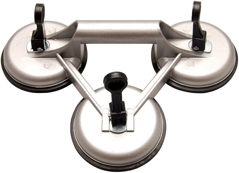 TRIPLA VENTOSA IN GOMMA, Ø 115 MM, ALLUMINIO BGS7996