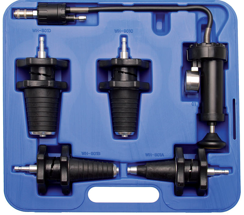 SET 5 PEZZI, PER TEST PRESSIONE RADIATORE BGS8096