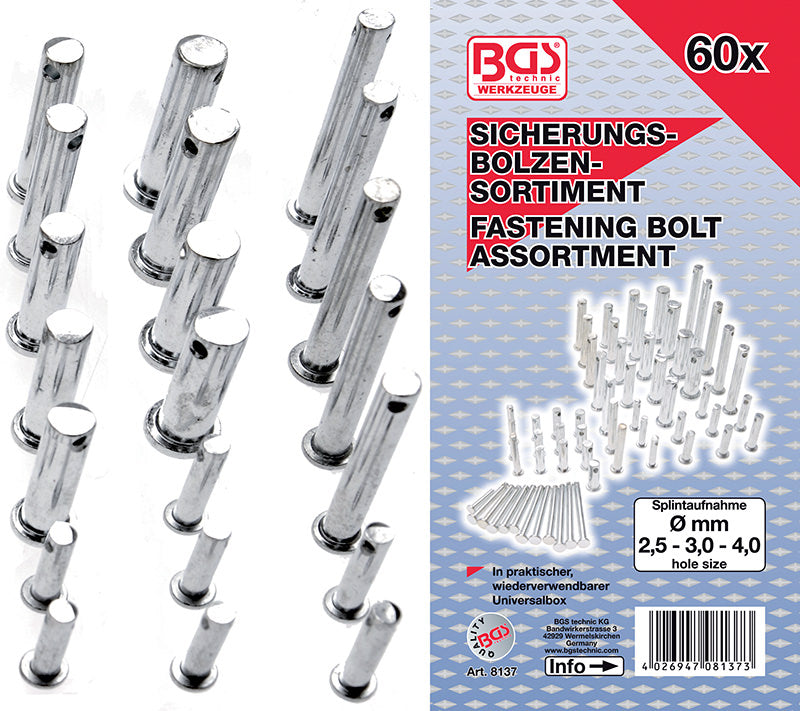 Perni per borchie M320 40 mm x 0,7 mm placcati in argento 350 pezzi