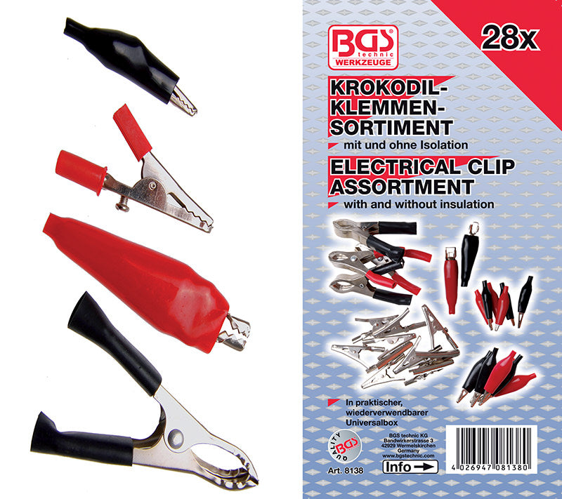 ASSORTIMENTO 28 PEZZI, MORSETTI ELETTRICI BGS8138