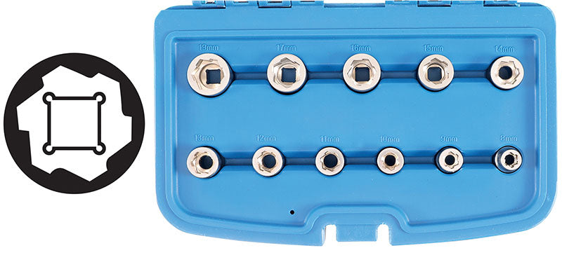 SET 11 PEZZI ESTRATTORI METRICI BGS8383