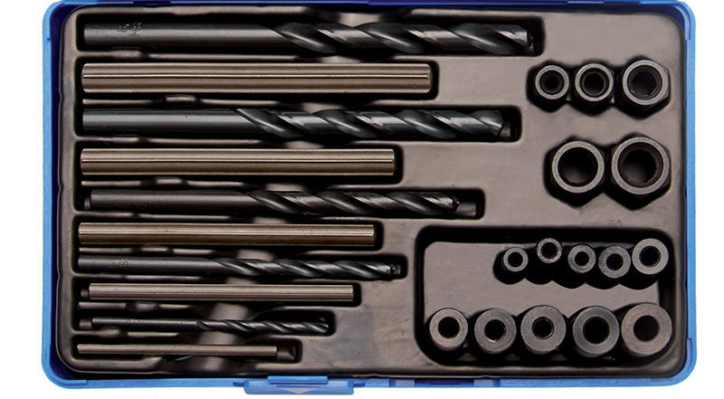 SET 25 PEZZI, ESTRATTORI HSS PER VITI BGS8462