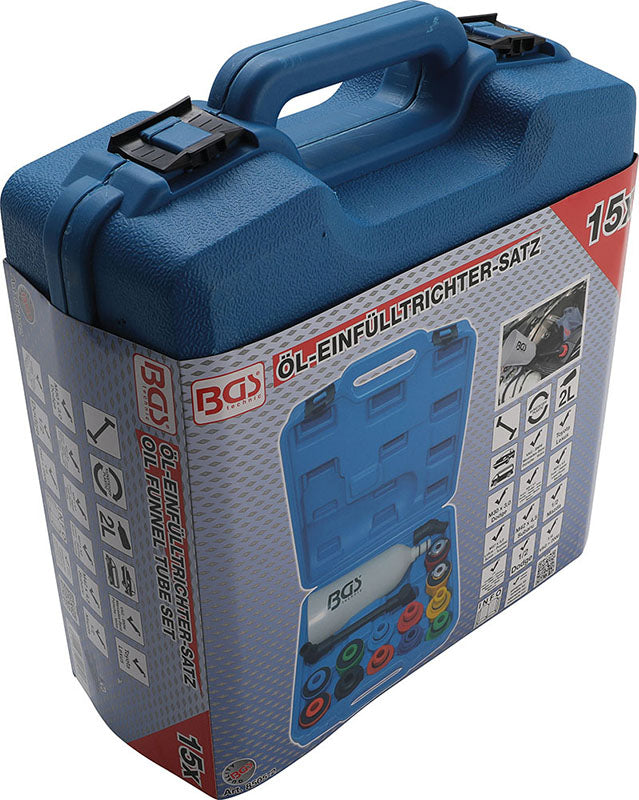 SET 15 PEZZI MIBUTO IN PLASTICA CON ADATTORI BGS8505-2