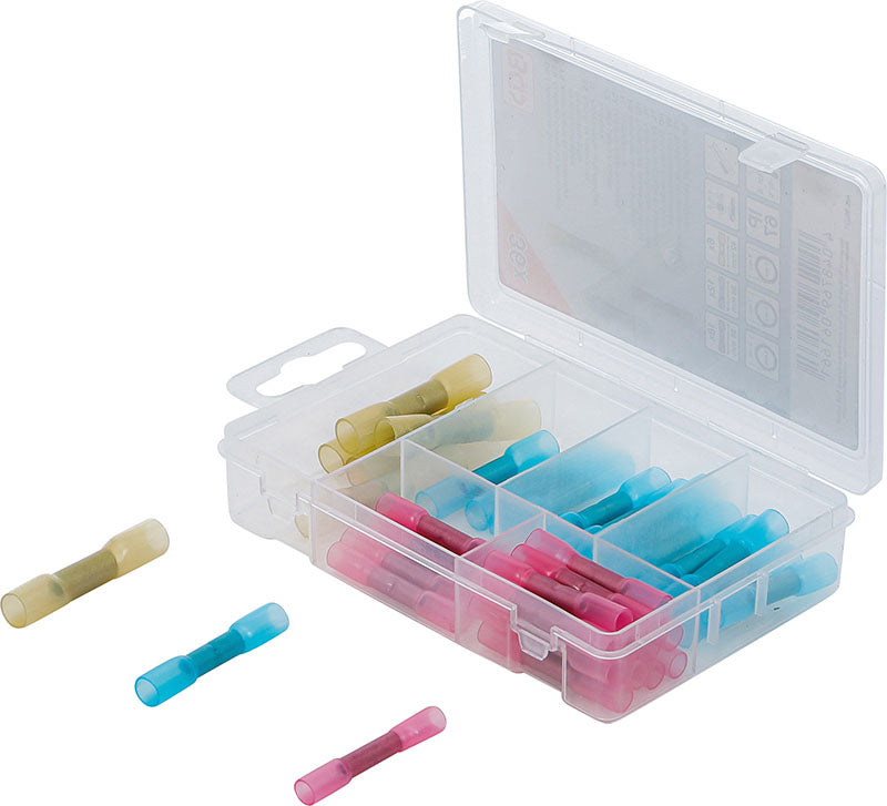 ASSORTIMENTO 36 PEZZI, CONNETTORI CON GUAINA TERMORESTRINGENTE BGS85221