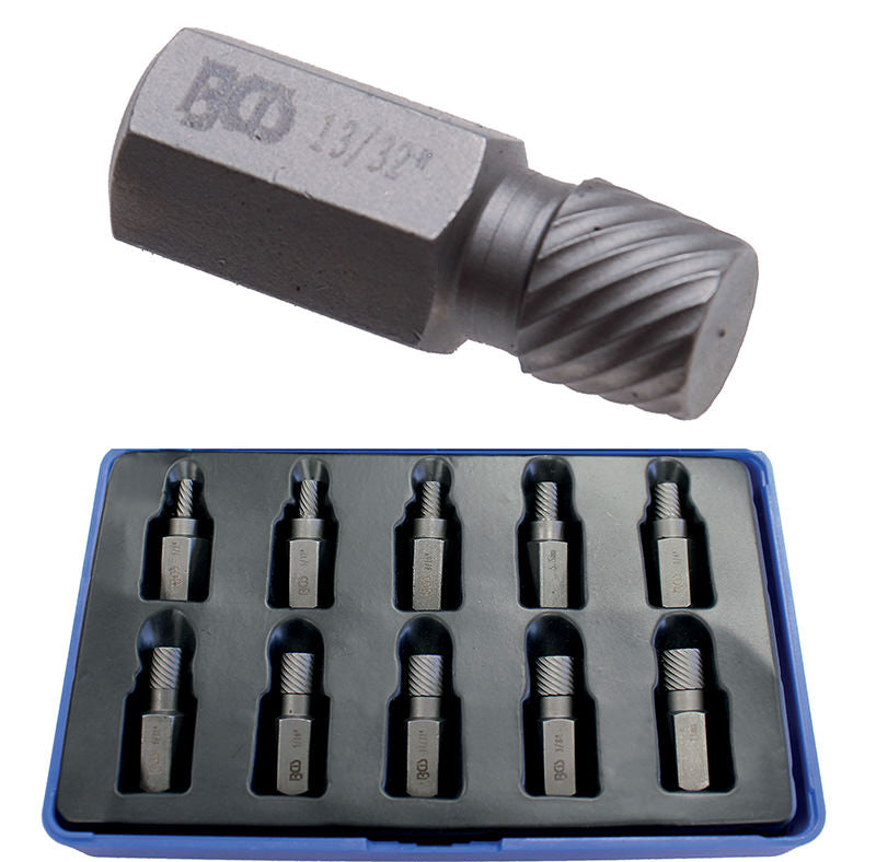 SET 10 PEZZI, ESTRATTORI PER VITI BGS8547