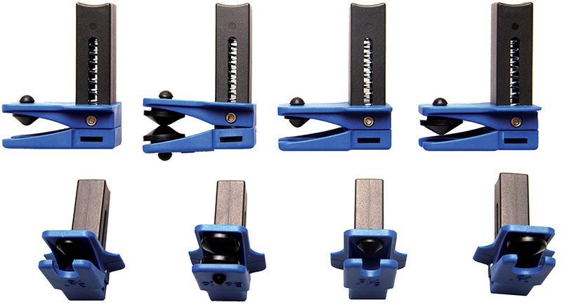 SET 4 PEZZI, FERMI PER CONDOTTI IN ACCIAIO BGS8705