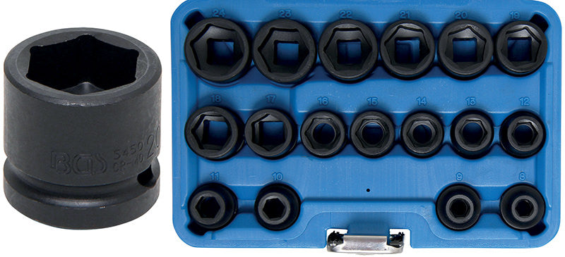 SET BUSSOLE DA 17 PEZZI,BUSSOLE ESAGONALI EXTRA-CORTE BGS9286