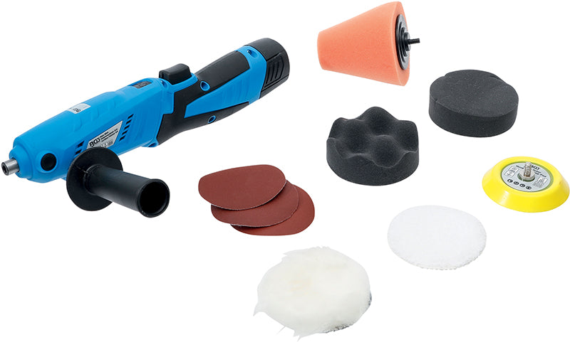 SET LUCIDATRICE A BATTERIA,MAX 2800 RPM,12 V,1500 mAh BGS9294