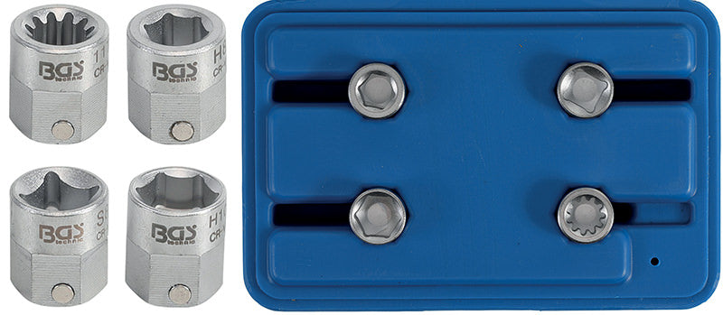 SET 4 PEZZI, BUSSOLE SPECIALI PER RESET PISTONCINI FRENI BGS9412