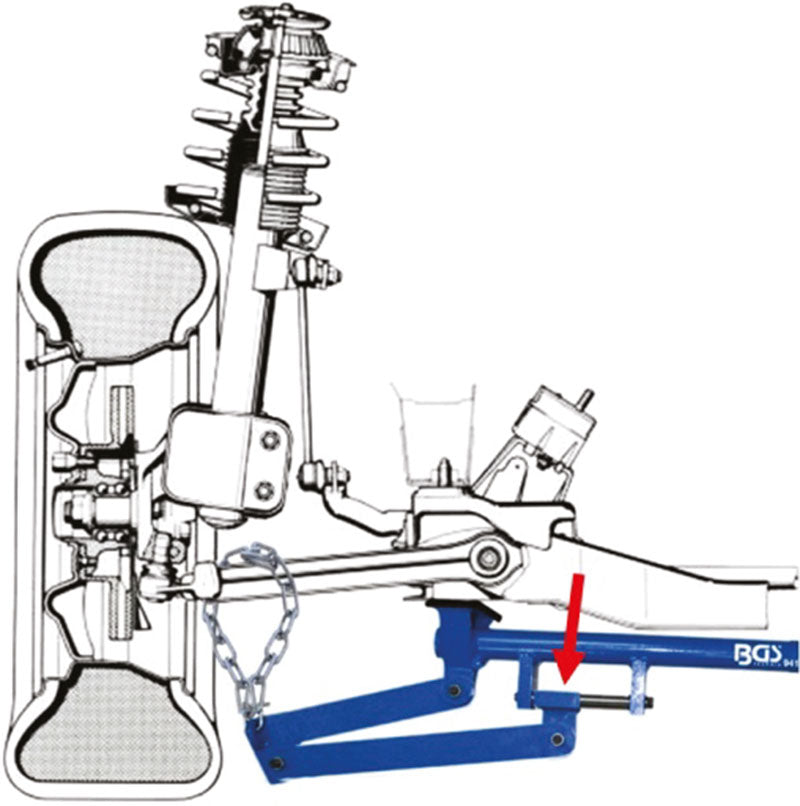 LEVA DI ESTRAZIONE TESTINE BRACCIO OSCILLANTE E AMMORTIZZATORI BGS9414