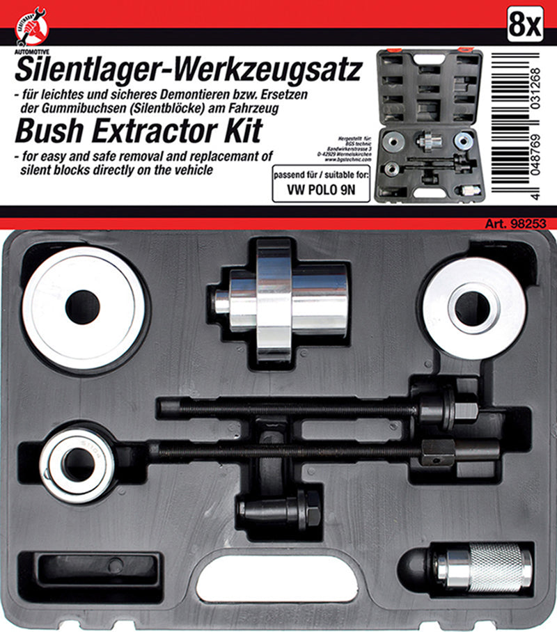 KIT ATTREZZI PER BOCCOLE PER VW POLO 9N BGS98253