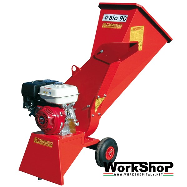 Biotrituratore Caravaggi BIO 90 motore Honda Elettrico motocoltivatore