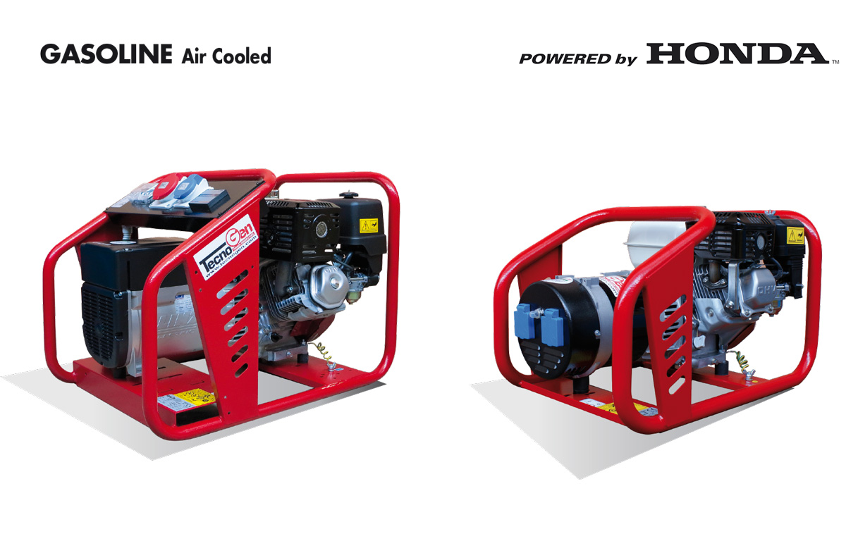 Generatore TecnoGen 230V COMPACT H5000 Honda Powered AVR