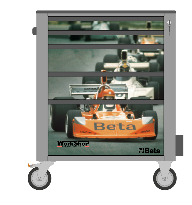 Cover magnetica Motorsport Workshopitaly per carrello C24S/5