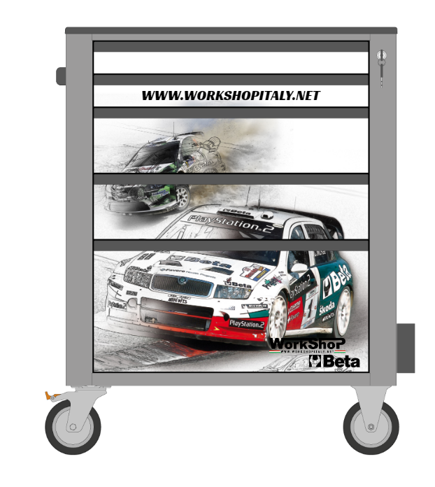 Cover magnetica Motorsport Workshopitaly per carrello C24S/5