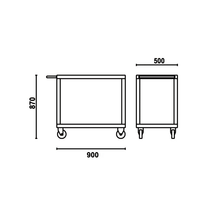 Carrello ad alta resistenza Beta CP51