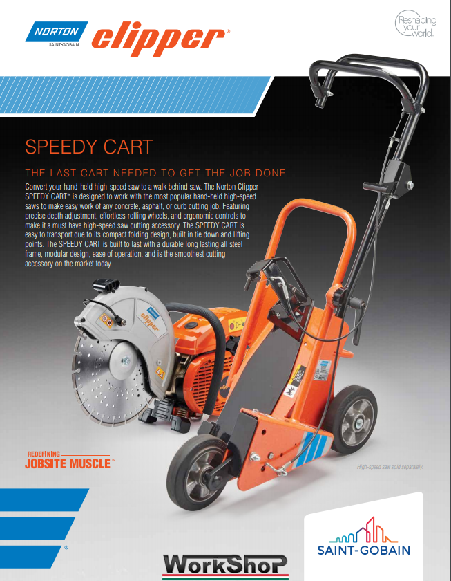Carrello per mototroncatrici Norton Clipper NEW SPEEDY CART