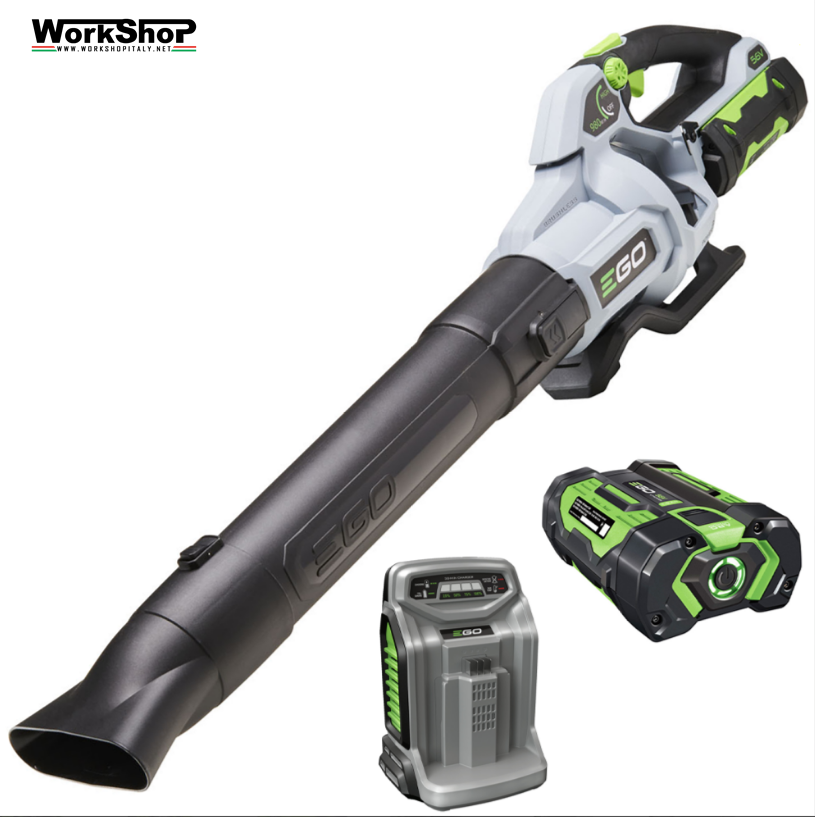 Soffiatore EGO LB5800E + 1 BATTERIA 5AH + CARICABATTERIE RAPIDO KIT LB5804E