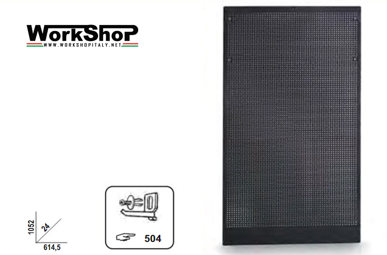 Pannello forato portautensili per arredo officina C45 Beta C45PRO PF
