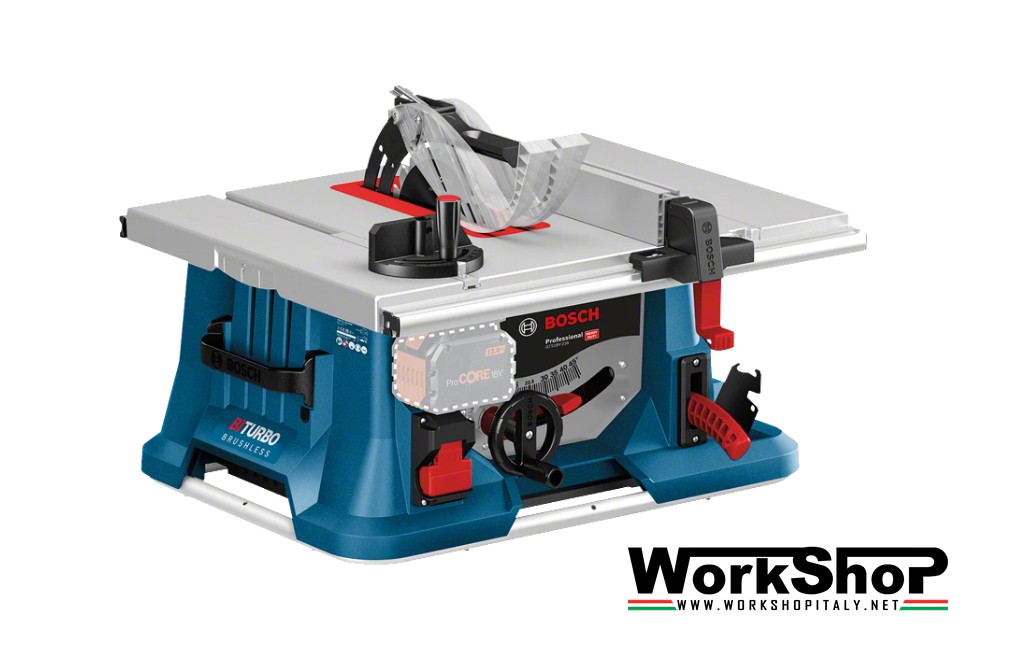 BANCO SEGA A BATTERIA BITURBO Bosch GTS 18V-216 Professional corpo macchina