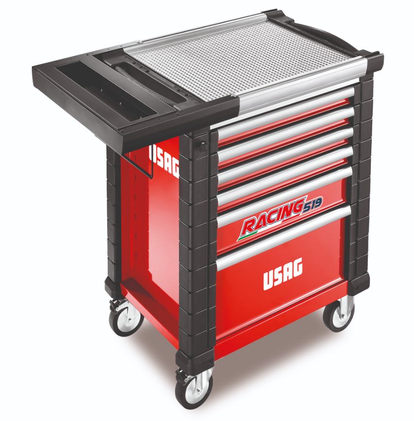 PORTA FLACONI E PORTA ROTOLO Usag 519 ACT2 PER CARRELLO