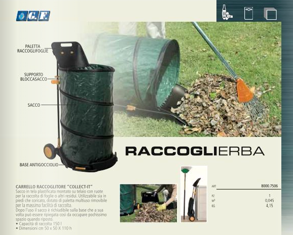 Carrello raccoglitore COLLECT-IT GF
