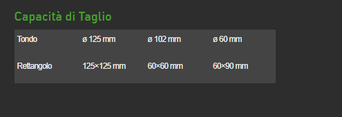 Segatrice a nastro Nebes TM 125 MI PROFESSIONALE
