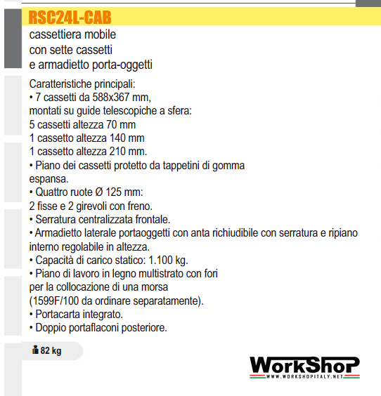 Carrello Beta RSC24L-CAB
