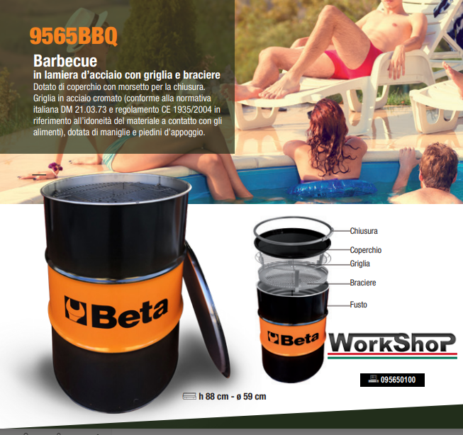 Barbecue Garage Beta Utensili 9565BBQ