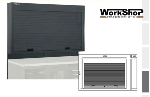 Parete portautensili per arredo officina C45 Beta C45PRO PA