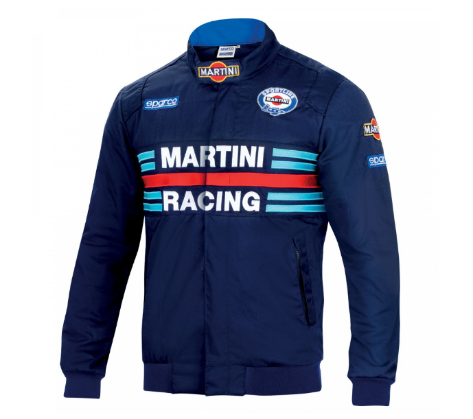 Bomber Jacket Sparco Martini Racing Blu