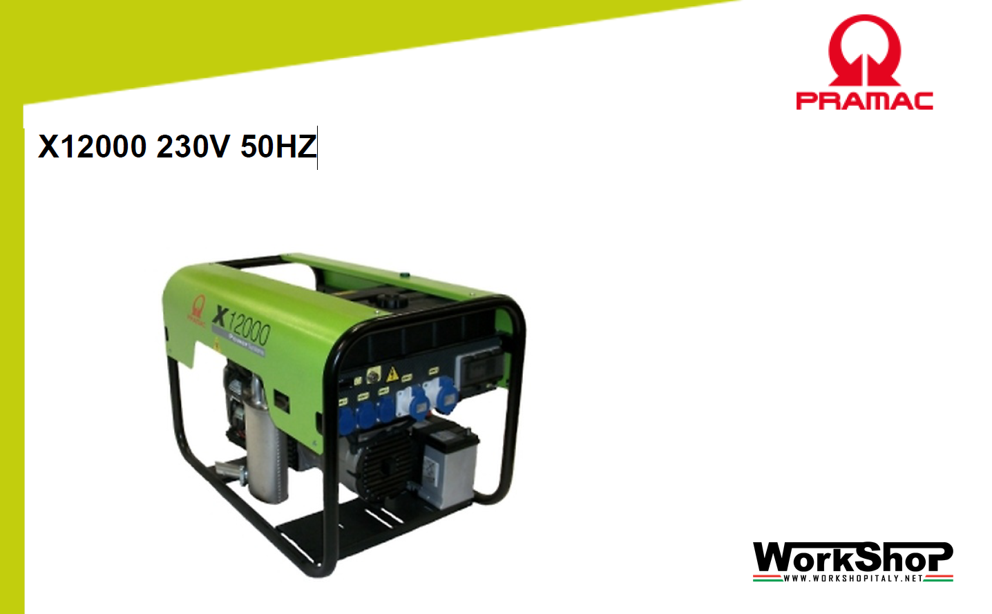 Generatore di corrente Pramac X12000 230V 50HZ