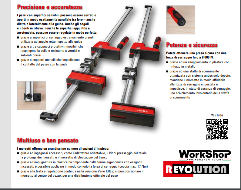 Strettoi manuali Bessey REVO KRE