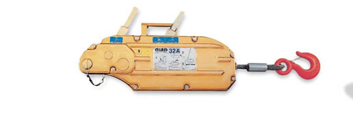 Argani Alza Tira Barbero Alba a fune passante da 800 a 3200 kg.